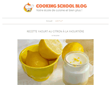 Tablet Screenshot of cookingschoolblog.com